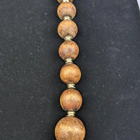(2/$20) Vintage Wooden Beaded Necklace - Picture 4 of 6